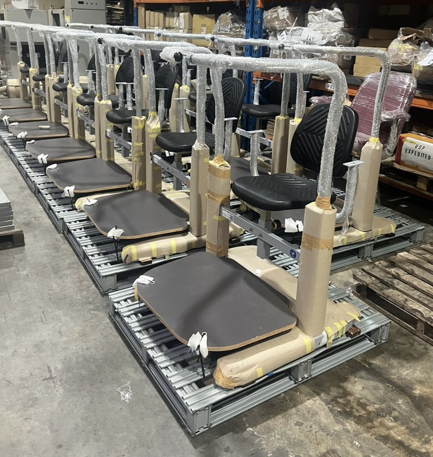 International packaging incl. metal pallet 95 x 85, for single Orthostand M30